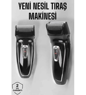 Şarjlı Paslanmaz Çelik Bıçaklı Ve Kablosuz Saç Sakal Tıraş Makinesi