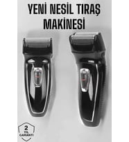 Şarjlı Paslanmaz Çelik Bıçaklı Ve Kablosuz Saç Sakal Tıraş Makinesi