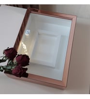 25X35 ROSEGOLD LEDLİ FOTOĞRAF BÖLÜMLÜ ANI ÇERÇEVESİ- NİŞAN SÖZ GÜLLERİNİZ İÇİN ÇERÇEVELER
