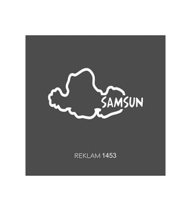 Samsun İl Sınırı Oto Sticker Oto Sticker 14*7 Cm