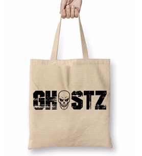 Ghostz Logo Preta 2018 Bez Çanta Uzun Saplı