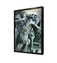 Soyut İskele Çerçeveli Mdf Tablo