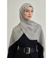 Lyocell Viscon Dalga Desen Şal 1 (Füme)