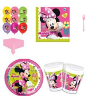 Minnie Happy  Doğum Günü Süsleri Masa Seti Parti Seti Ekonomik Set 8 Kişilik-