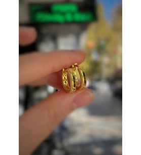 Gümüş iç çapı 12 mm ajda model küpe bh65y36c