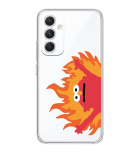 Samsung Galaxy A16 Uyumlu Elmo Tasarımlı Şeffaf Telefon Kılıfı