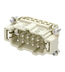 Hartıng 09330102601 Han 10E-STI-S Erkek Insert Konnektör Endüstriyel Tip  10 Pin Endüstriyel Soket