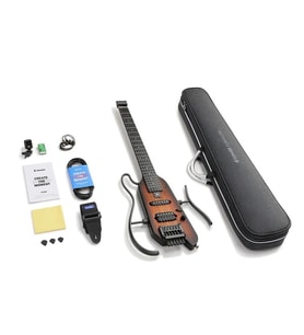 Donner HUSH-X Headless Traveller Elektro Gitar Seti (Sunburst)