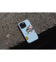 iPhone 15 Pro Tom ve JeryyTasarım Yumuşak Lansman Telefon Kılıfı