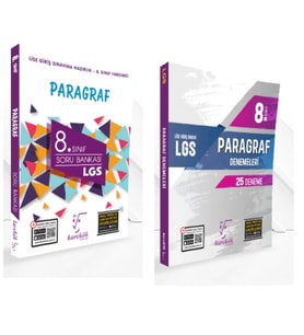 KARE KÖK YAYINLARI LGS 8.SINIF PARAGRAF SORU BANKASI + LGS PARAGRAF DENEMELERİ