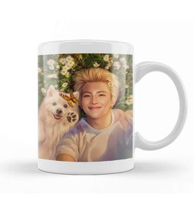 Bts Namjoon & Monie Kupa Bardak Porselen