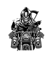Motorcu Kurukafa Kuru Kafa Kurukafa Azrail Sticker 20cm