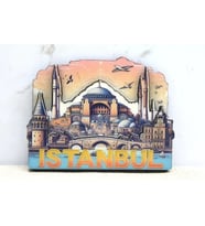 Ahşap İstanbul Temalı Magnet Alk4364