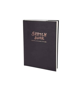 Lutart Sketch Book Dikişli Siyah Karton Kapak 100 gr 120 yp A5 