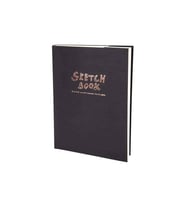 Lutart Sketch Book Dikişli Siyah Karton Kapak 100 gr 120 yp A5 