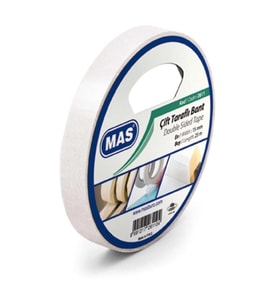 Mas Çift Taraflı Bant 15 mm x 25 Metre