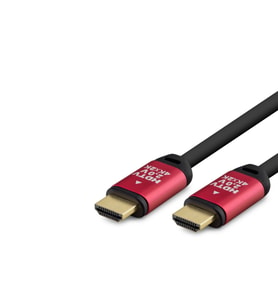 Hdmi 2.0 Kablo 4K Uhd Od 8.0 Mm 1.5 M - Siyah Kırmızı HDX2037