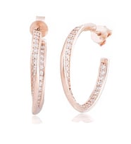 Quenn 3 Gümüş Küpe Sb2020 (Rose)