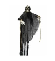 Halloween Cadılar Bayramı Siyah Sesli Işıklı Hayalet Dekor Süs