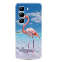 Infinix Hot 50 Pro 4G - Hot 50 4G Kılıf Boutique Baskılı Resimli Okaynus ve Flamingo Pcode -093