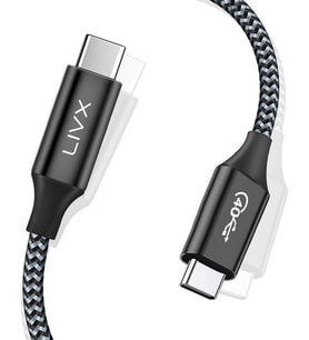 Type C Kablo 100 W PD Şarj 1.8 Metre 40 Gbps Veri ve Görüntü Aktarım Kablosu Örgülü Kablo TH02