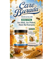 Aksuvital - Arı Sütü & Arı Poleni Ham Bal Karışımı 235 Gr (18.000 miligram)