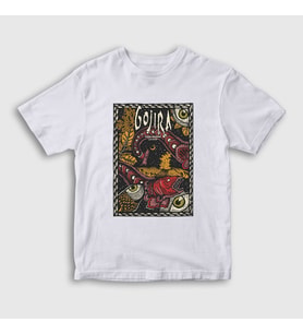Presmono Unisex Çocuk Beyaz Code Orange Gojira T-Shirt 396267tt (Beyaz)