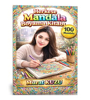 Herkese Mandala Boyama Kitabı - 100 Mandala