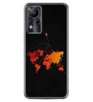 INFINIX Note 11 Pro Note 10 Hot 9 Play Kılıf Desemli Silikon İz Bırakan Uçak 1778
