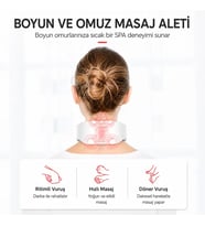 Northcity EZERE NeckRelief Pro Ultrasonik Dalgalı Ve Isıtmalı Rahatlatıcı Boyun Masaj Aleti-(5775)