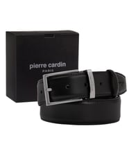 Pierre Cardin Deri Erkek Kemer (En 3,5 cm) PC2209K (Siyah)