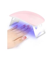Profesyonel 6W UV LED Tırnak Kurutma Lambası Hızlı Kuruma Akıllı Sensör Çoklu Zaman Ayarı 6 Led