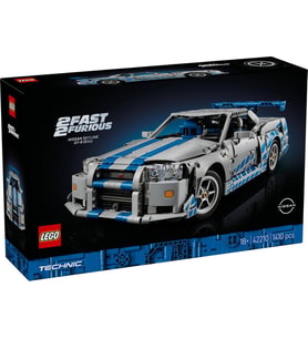 LEGO Technic 42210 2 Fast 2 Furious Nissan Skyline GT-R (R34) Car