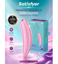 Klitoris Stimülatörü ve App Kontrol Titreşimli Satisfyer Curvy 3+ Pink Vibratör