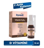 Dynavit Dynavıt Vitamin D3K2 10 mL Sprey - Kas & Kemik & Bağışıklık – 1000IU D3 & 20mcg K2 Vitamini