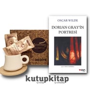 Kutupkitap Bambu Fincan Türk Kahvesi Kişiye Özel Not Dorian Gray'in Portresi Kitap Hediye Seti