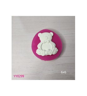 YY0299 Ayıcık Çerçeve Silikon Kalıp