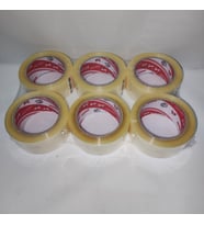 VEGE KOLİ BANDI ASLAN ŞEFFAF 6 ADET 45 MM 100 MT KOLİ BANT
