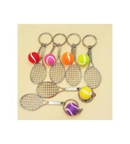 Tenis Raketi ve Topu Anahtarlık (Rastgele Gönderim) (Çok Renkli)