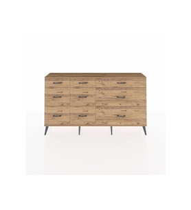 Arges Konsol 9 Çekmeceli  176x30x99 Çam-Çam