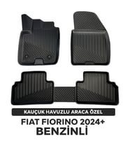Fiat Fiorino Benzinli 2024 Sonrası Uyumlu 3D Kauçuk Oto Paspas – Premium Seri