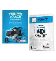 KAFA DENGİ YAYINLARI 8. Sınıf Türkçe Kafası Soru Bankası + Türkçe Kafa Test