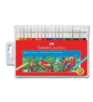 FABER CASTELL YIKANABİLİR KEÇELİ KALEM 20Lİ POŞET