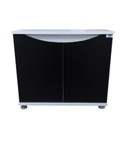 Kanki Pet 80 Cm MDF KP8028FSY Flex Siyah Kapaklı Akvaryum Sehpası 80x28x69 cm