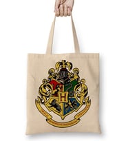 Harry Potter Hogwarts Bez Çanta Uzun Saplı
