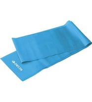 Delta Pilates Bandı Orta Sert 150 x 15 cm Egzersiz Direnç Lastiği (Uç Kısmı Açık) (Mavi)