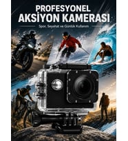 Yüksek Görüntü Kalitesi Sunan 1080P Full HD Aksiyon Kamerası