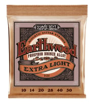 Ernie Ball P02150 Earthwood Extra Light Phosphor Bronze .10-.50 Akustik Gitar Teli
