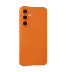 Northcity Samsung Galaxy S24 Kılıf Nano İçi Kadife Silikon - Turuncu