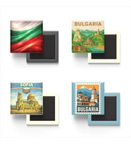 Buzdolap Magnetleri - Bulgaristan Sofya - Bulgaria - 4'lü Set Magneti
